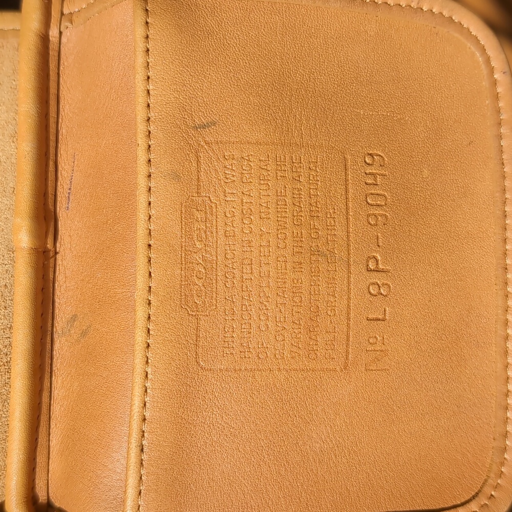 Vintage Coach Tango Bag, Tan - Picture 5 of 9